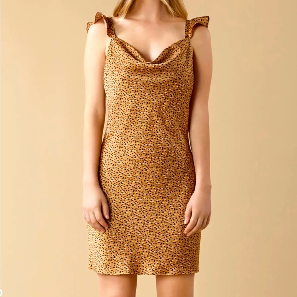 BCBG Satin Mini Slip Dress